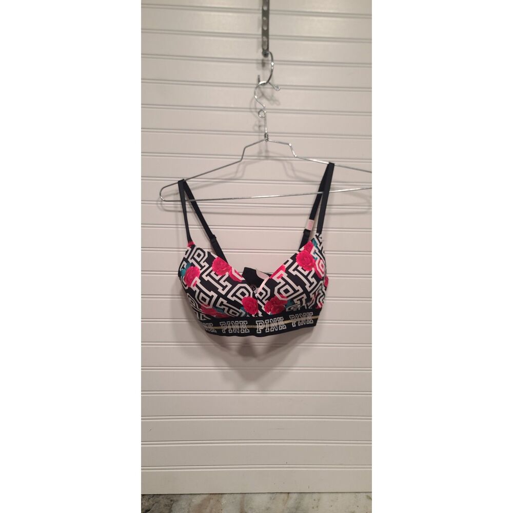 Victoria's Secret Pink Wire Less Wear Everywhere Push Up Bra Size 34D NWOT